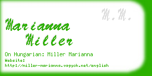marianna miller business card